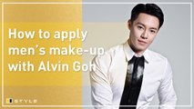 Easy natural men's make-up tutorial for beginners by celebrity make-up artist Alvin Goh