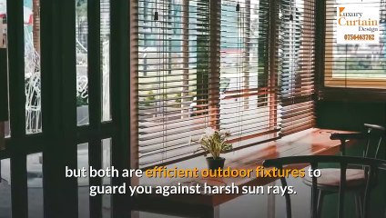 5 Outdoor Blind Ideas To Give You Privacy | Luxury Curtains