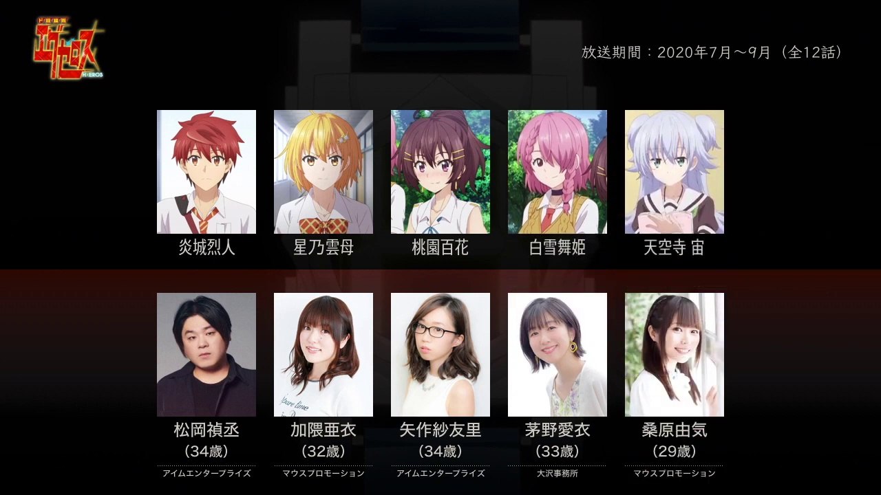 ド級編隊エグゼロスの声優さんたちは、こんな顔！