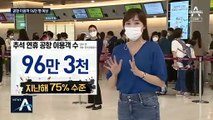 공항은 이미 연휴…‘추석특별방역’ 거리두기 2단계 유지