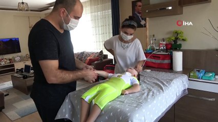 Küçük savaşçının yaşama azmi