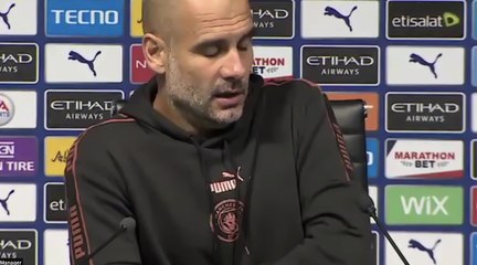 Guardiola claims players are not machines