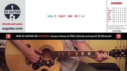 Dream A Little Dream Of Me | CHORDS AND LYRICS | Guitar Cover