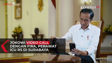 Video Call dengan Jokowi, Perawat Ini Ceritakan Pengalamannya Tangani Covid-19