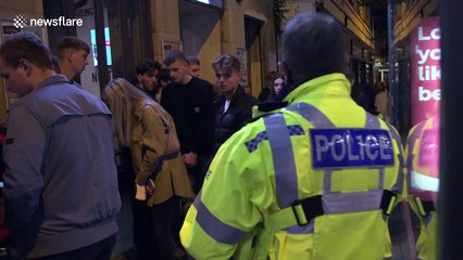 Chaos on UK streets at closing time on first Saturday since 10 pm curfew