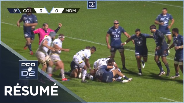 PRO D2 - Résumé Colomiers Rugby-Stade Montois: 22-17 - J4 - Saison 2020/2021