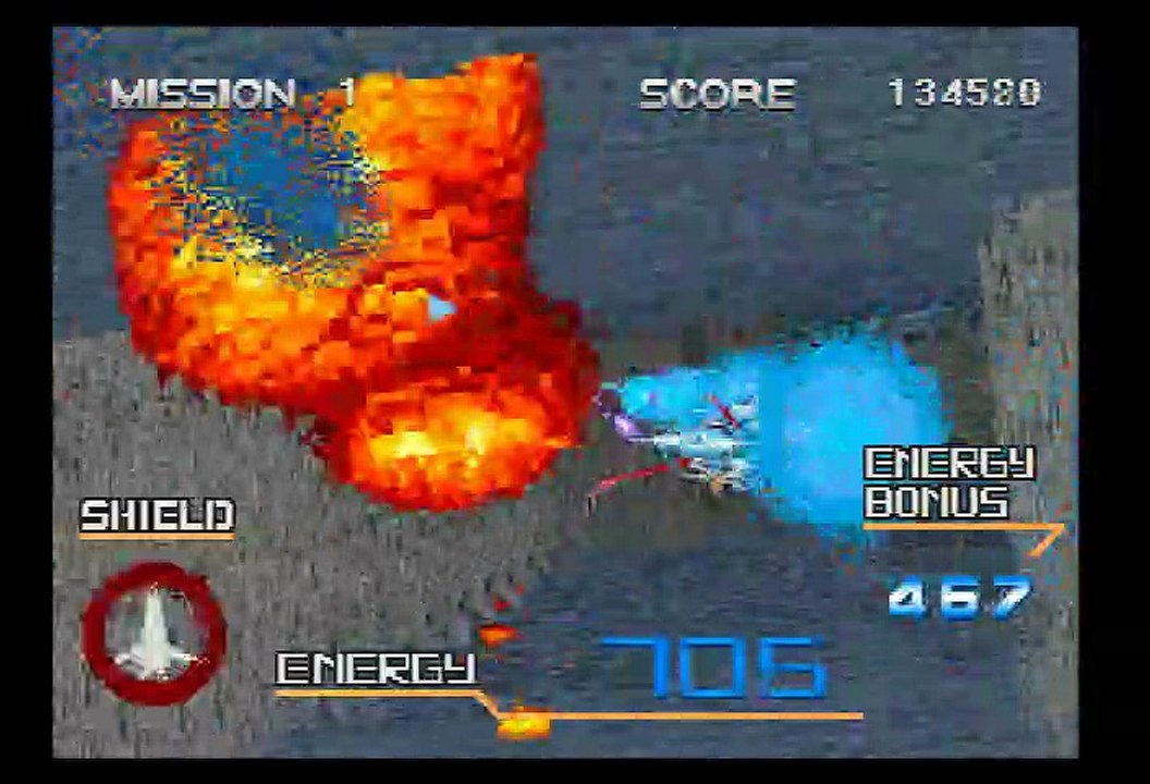 [Sega Saturn] Galaxy Force II ~ game plays itself for two stages