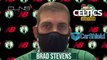 Brad Stevens Practice Interview | VOTING and Celtics vs Heat | Game 6 NBA Eastern Conference Finals