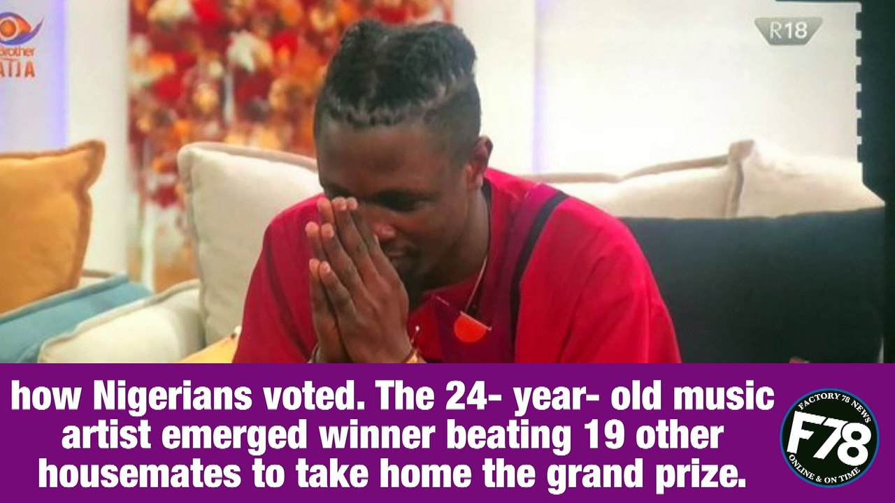 F78NEWS: ITS OFFICIAL: Laycon Wins Big Brother Naija 2020 Season 5