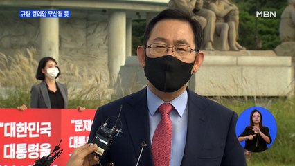 대북 규탄 결의안 무산될 듯…국민의힘, 청와대 1인 시위