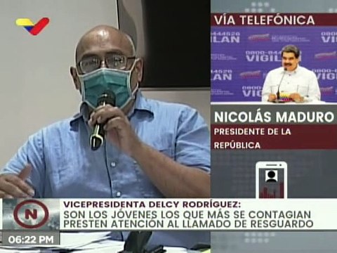 Min. Alvarado recalcó la importancia de mantener la salud del equipo médicos en batalla
