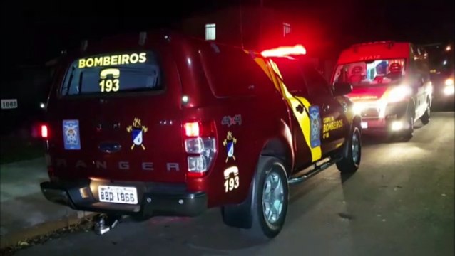 Homem é socorrido pelo Corpo de Bombeiros em residência no Bairro São Cristóvão