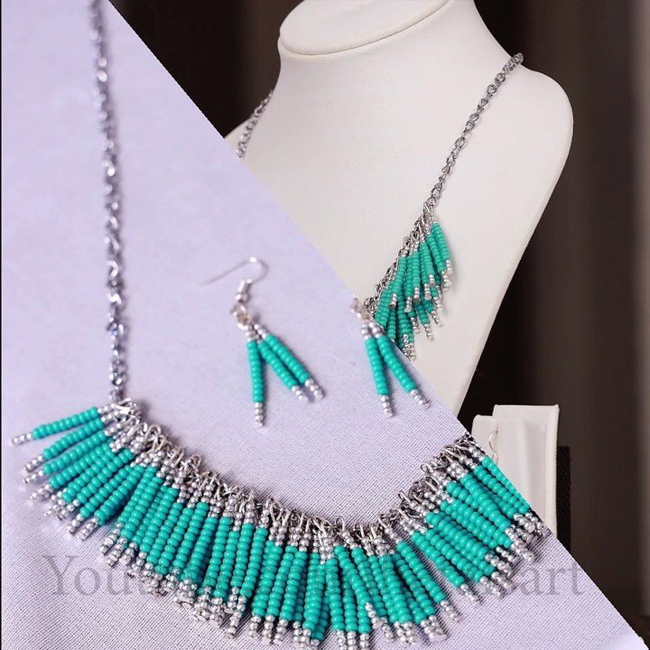 Hit! Trendy!.. Fancy Party Wear & Wedding Wear Necklace for Gown Dresses - DIY Jewelry