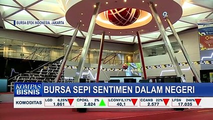 Bursa Sepi Sentimen Dalam Negeri, IHSG Bergerak di Zona Merah