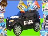 Police Cars: Ride on Toy Vehicles w/ Lego Construction Toys, Trucks & Car Surprise for Kids