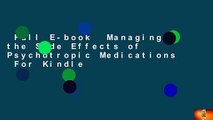 Full E-book  Managing the Side Effects of Psychotropic Medications  For Kindle