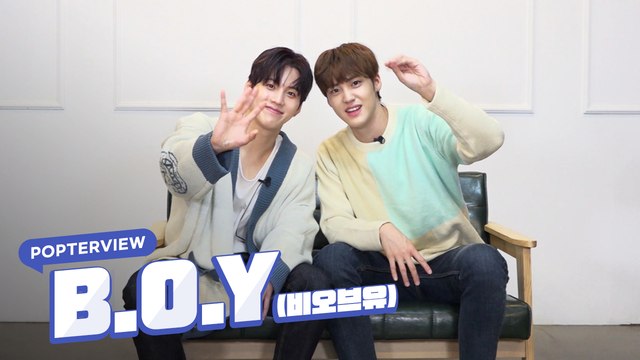 [Pops in Seoul] The unmatched duo! B.O.Y(비오브유)'s Interview for 'MISS YOU (보고싶다)'