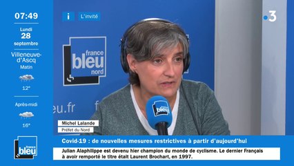 Coronavirus : "Ce qui est en jeu c'est de réduire la circulation du virus pour éviter un nouveau confinement", dit le préfet du Nord