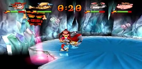 Crash Bash - Melt Panic Green Gem - PLAYSTATION SONY