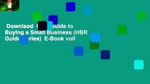 Downlaod  HBR Guide to Buying a Small Business (HBR Guide Series)  E-Book voll
