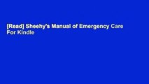 [Read] Sheehy's Manual of Emergency Care  For Kindle