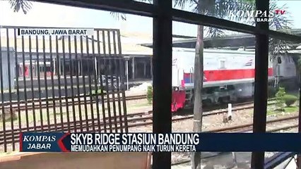 Penampakan Sky Bridge Stasiun Bandung
