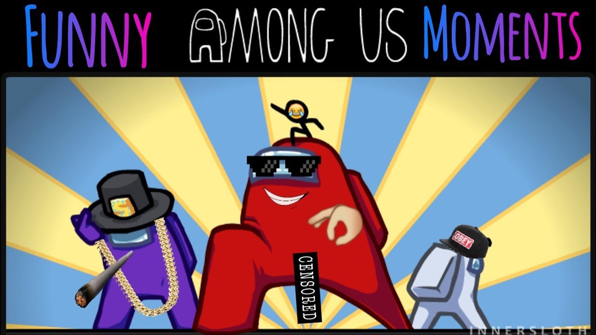 AMONG US FUNNY MOMENTS WITH MEME (NOOB EDITION) 