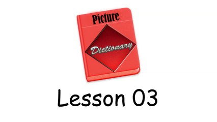 Picture Dictionary - Lesson 03