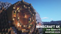 Minecraft - MOUNTAIN HOUSE TUTORIAL｜How to Build in Minecraft (#136)