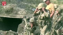 Azerbaycan ordusunun Ermenistan hedeflerini imha görüntüleri