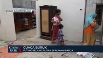 Puting Beliung Rusak 26 Rumah Warga di Gowa