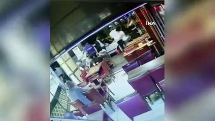 Börekçide silahlı çatışma kamerada