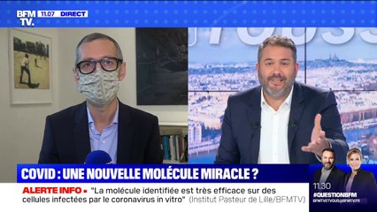 Nouvelle molécule "miracle" contre le Covid-19: selon le directeur scientifique de l'Institut Pasteur de Lille, "on a un très bon recul sur les effets secondaires"