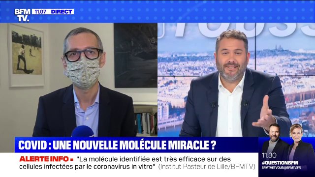 Nouvelle molécule miracle contre le Covid-19: selon le directeur scientifique de l'Institut Pasteur de Lille, on a un très bon recul sur les effets secondaires