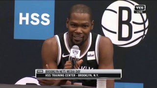 Kevin Durant Full Press Conference_NBA Media Day_(Brooklyn Nets)