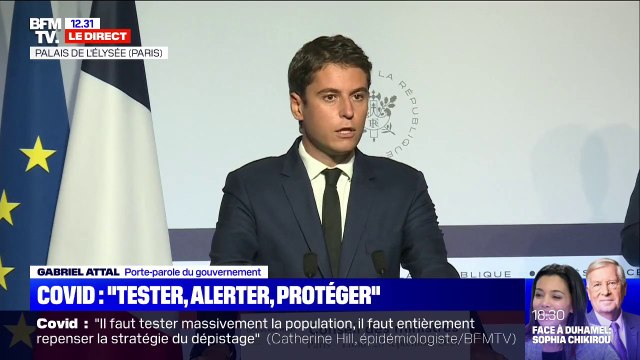 Gabriel Attal: Le président a demandé d’accroître encore la transparence sur l'épidémie de covid-19