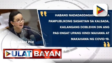 #UlatBayan | Health protocols sa mga provincial bus, iginiit ni Sen. Poe