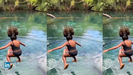 Kim Kardashian’s Quick Summer Outing To ‘The BlueLagoon’ With Her Mini Me Clan