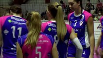 Adriana Darthuy après la victoire de Paris à Istres Provence Volley