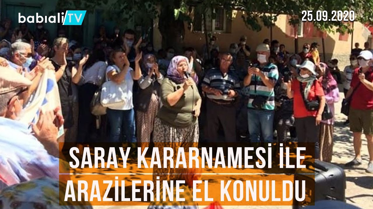 Manisa Salihli Çapaklı'da köylülerin arazisi "kamulaştırıldı"