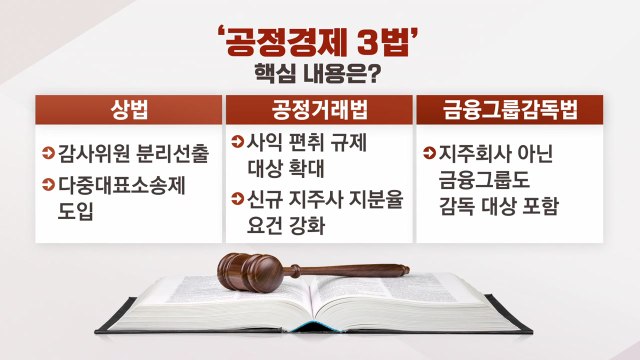 [뉴있저] 정치권 '공정경제 3법' 논란...국회 문턱 넘을까? / YTN