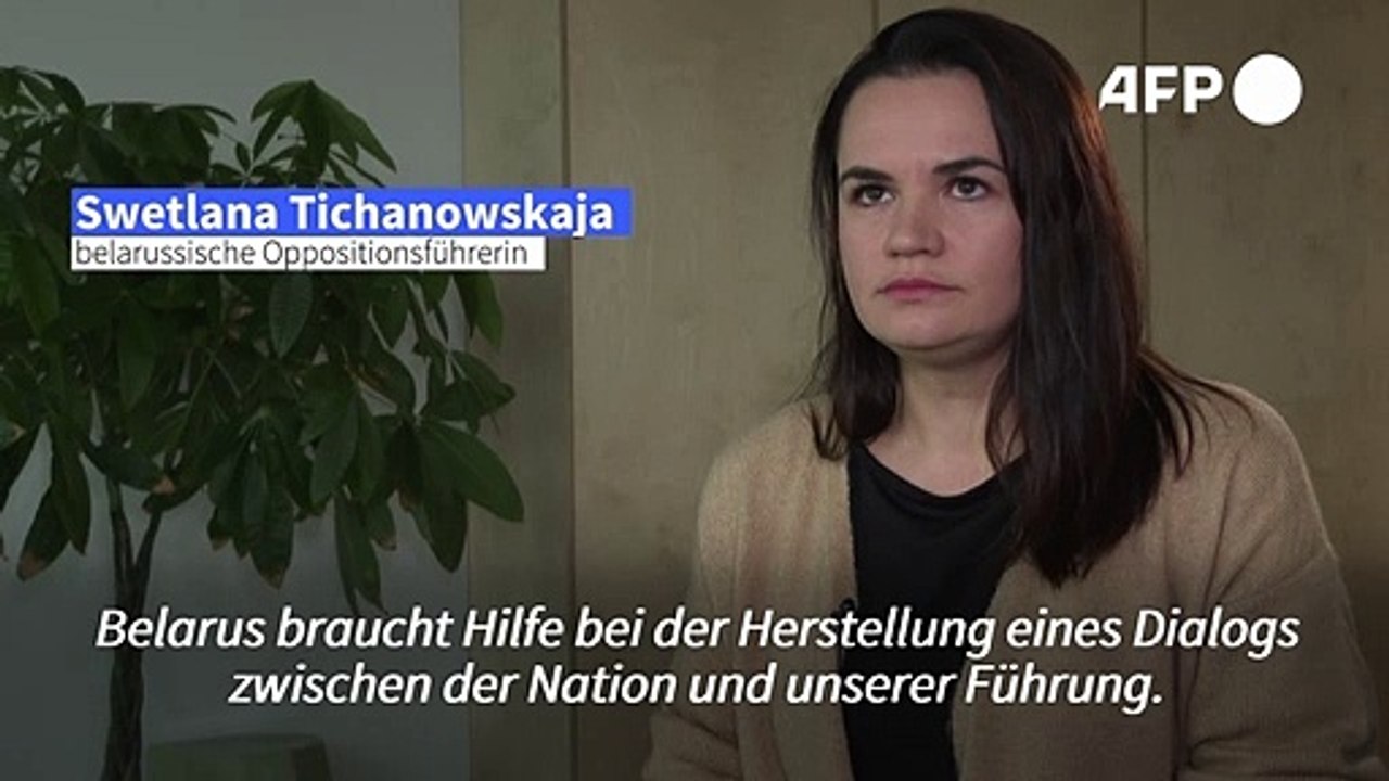 Belarus: Tichanowskaja will Macron als Vermittler
