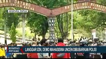 Demo Mahasiswa Universitas Cendrawasih Dibubarkan Petugas karena Melanggar Izin