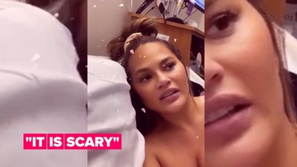 Chrissy Teigen shares heartbreaking pregnancy scare from hospital
