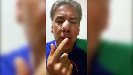 Após acidente doméstico, Paranhos divulga vídeo