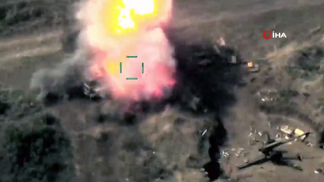 - Azerbaycan ordusu Ermenistan ordusuna ait askeri araçları imha etti