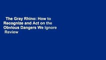 The Gray Rhino: How to Recognize and Act on the Obvious Dangers We Ignore  Review