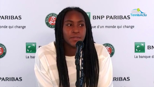 Roland-Garros 2020 - Cori Gauff : Mon père m'a dit, tu es en train de vivre dans ton rêve donc fais toi plaisir !