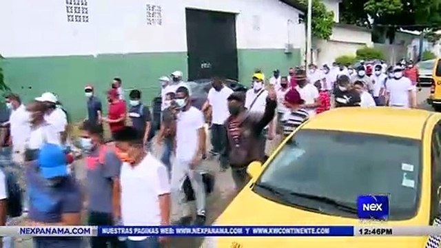 Residentes de Curundu marcharon hasta la presidencia - Nex Noticias