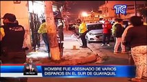Un hombre fue asesinado en el sur de Guayaquil, el presunto sicario fue identificado por varios testigos